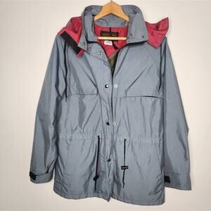 Eddie Bauer Blue Mid Weight Goretex Jacket